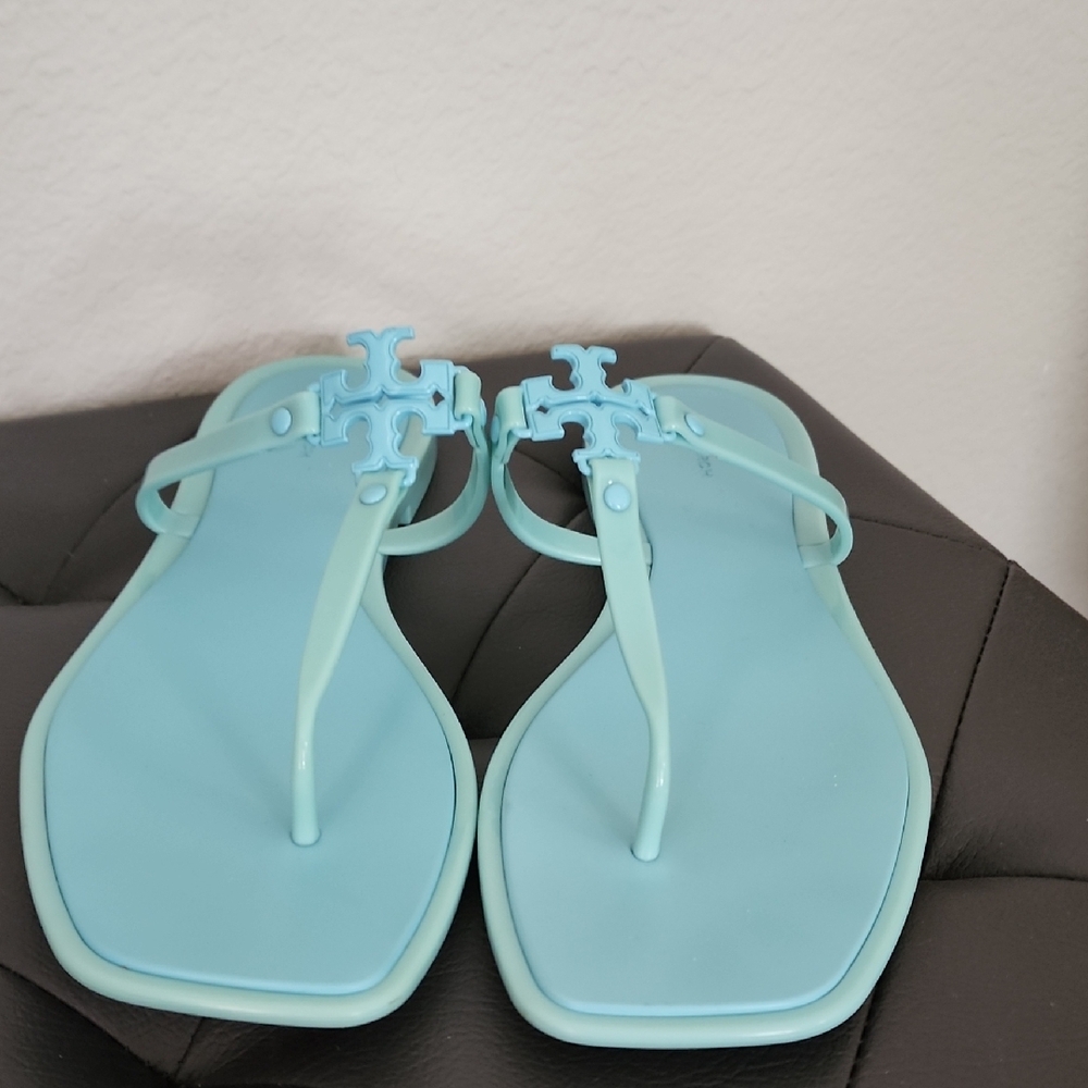 Tory Burch Blue Thong Sandals